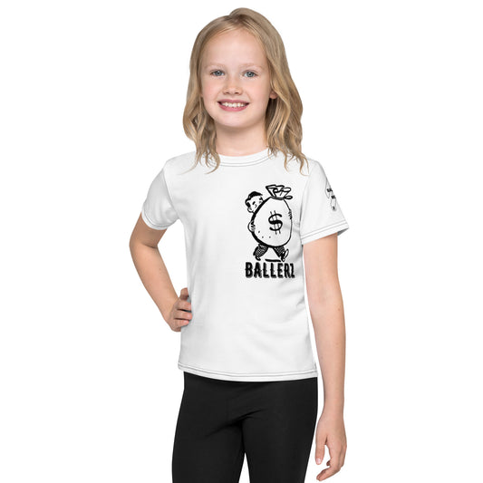 BALLERZWORLD Kids crew neck t-shirt!!