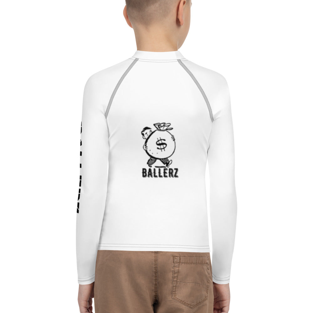 BALLERZWORLD Youth Rash Guard!!