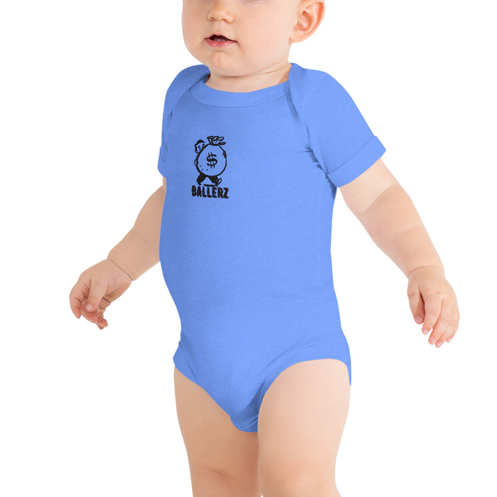 BALLERZWORLD Baby short sleeve one piece!!