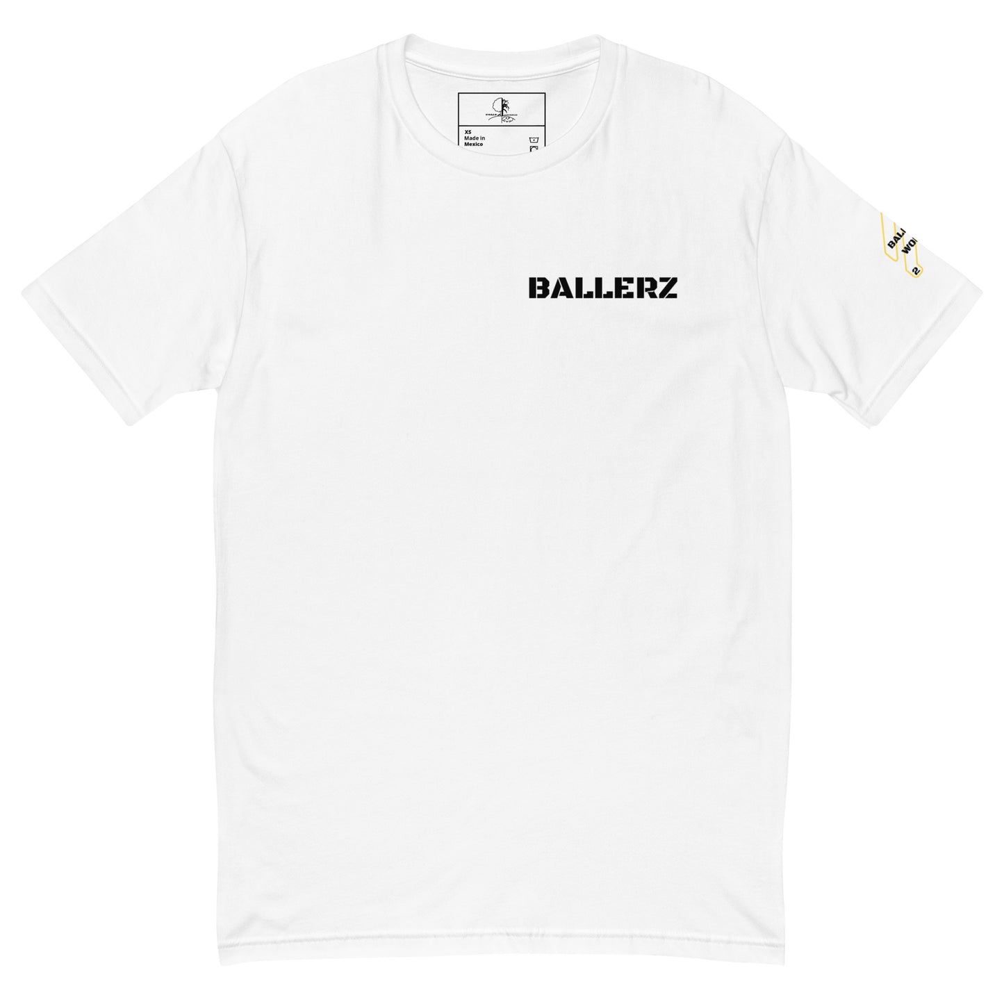 BALLERZWORLD YELLOW MITTEN Short Sleeve T-shirt!!